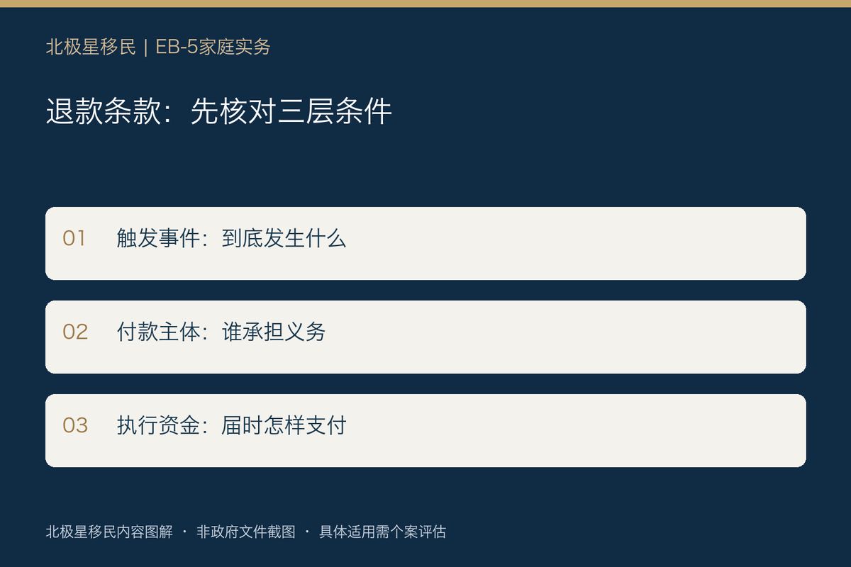 EB-5申请没获批，投资款一定退吗？签约前要读懂退款条件
